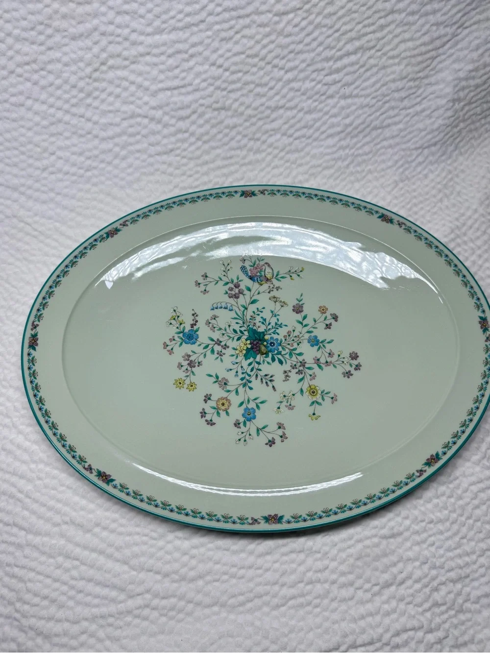Noritake Paradise Green 16” Serving Platter